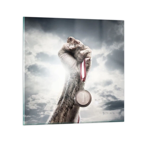 Quadro su vetro - Per aspera ad astra - 40x40 cm