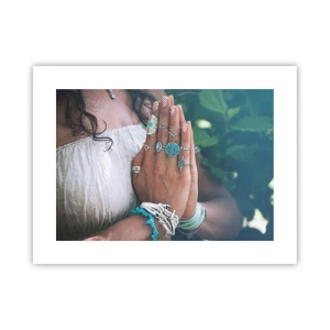 Poster - Benvenuto al centro dell'essere - 40x30 cm