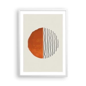 Poster in cornice bianca - Atmosfera giapponese - 50x70 cm