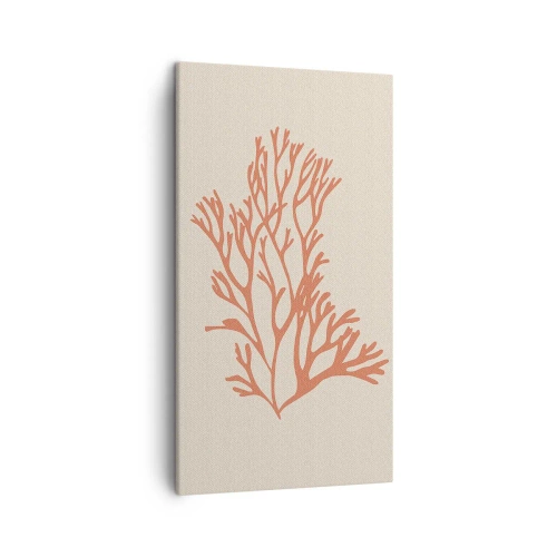 Quadro su tela - Stampe su Tela - Filigrana di corallo - 45x80 cm