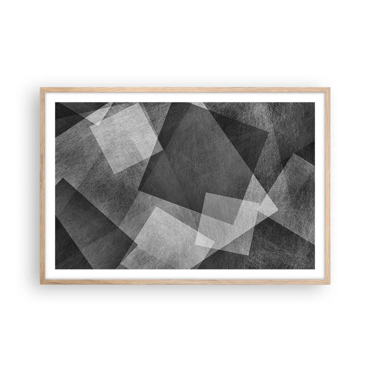 Poster in cornice rovere chiaro - Simbolo eterno di ordine e durata - 91x61 cm