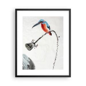 Poster in cornice nera - La vita del prato - 40x50 cm