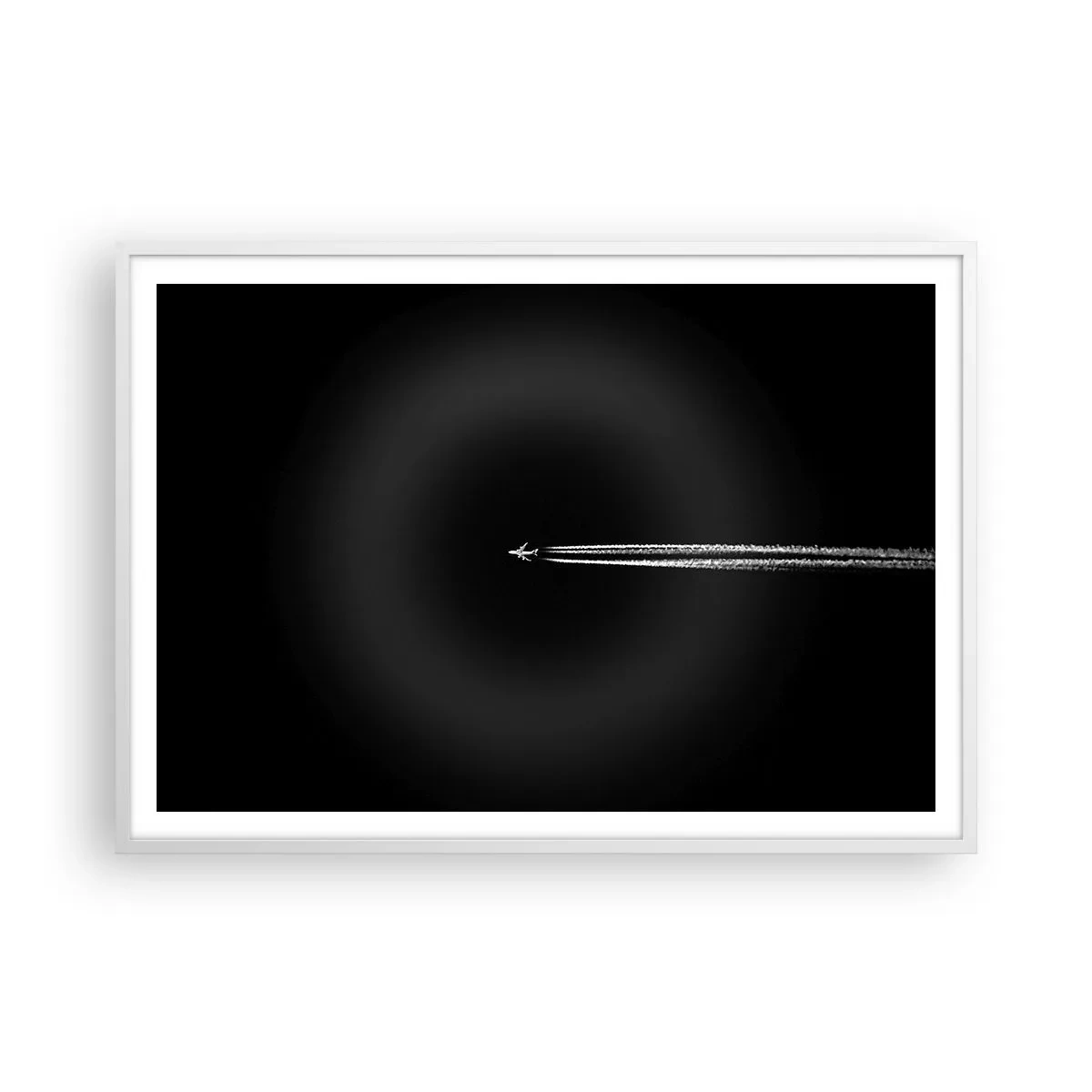 Poster in cornice bianca - In un'altra dimensione - 100x70 cm