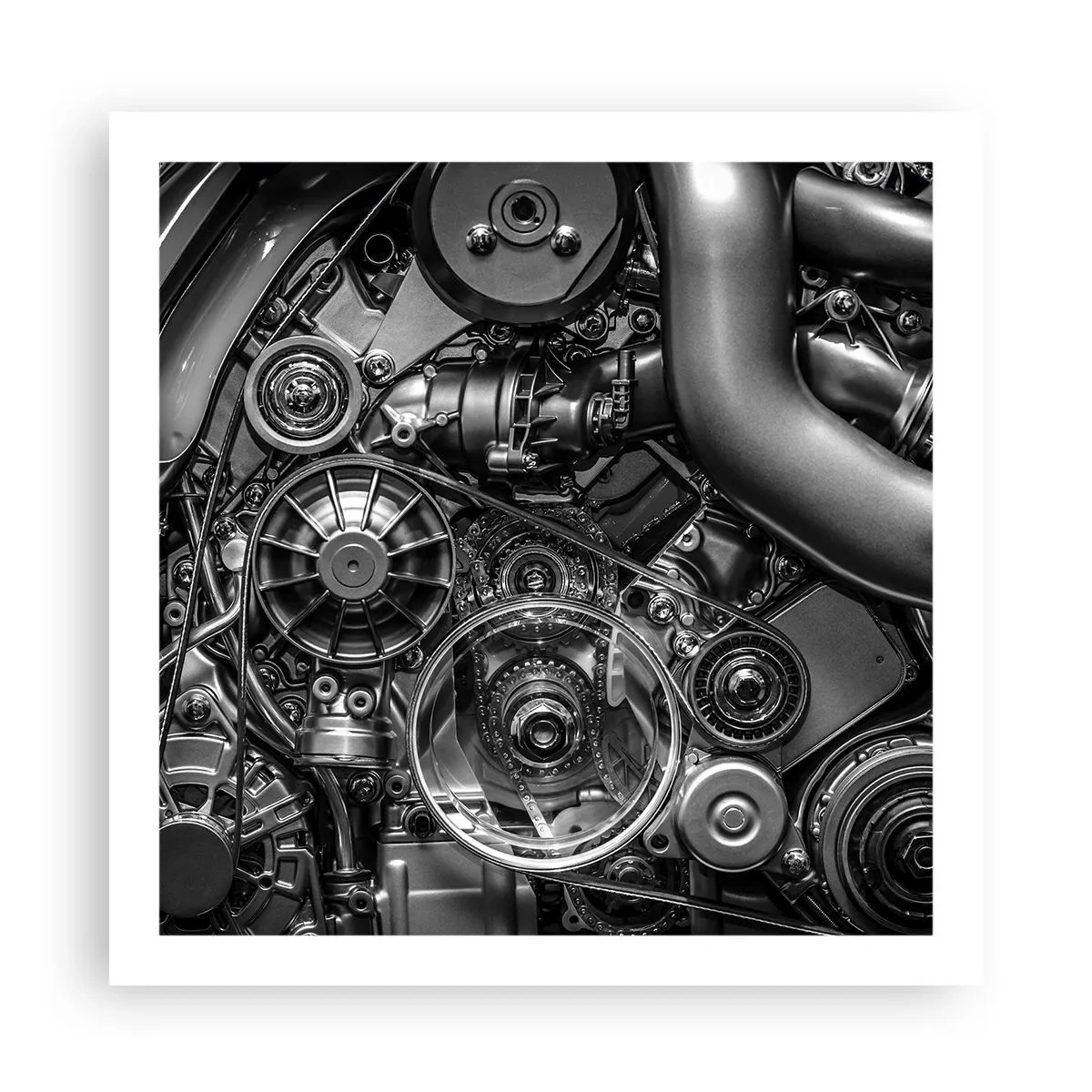 Poster - La poesia della meccanica - 60x60 cm