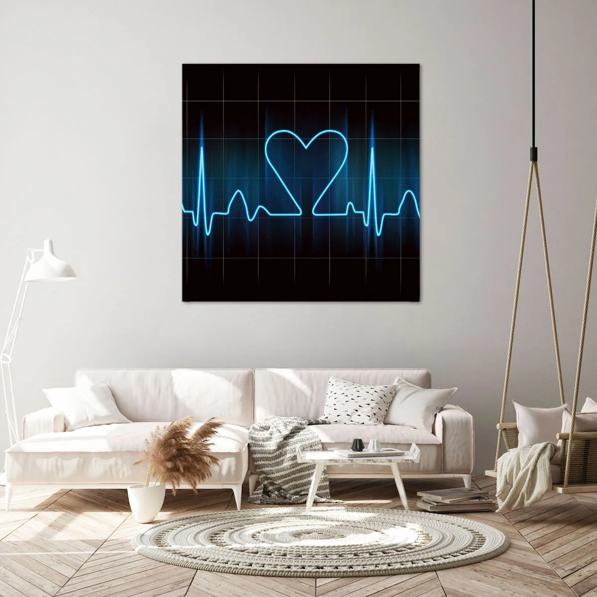 Quadro su tela - Stampe su Tela - Al ritmo del cuore - 30x30 cm