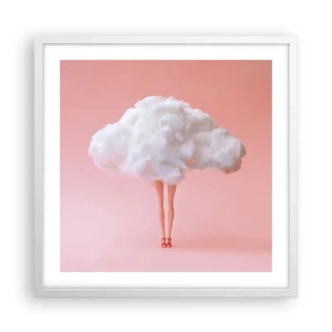 Poster in cornice bianca - Dolce promessa - 50x50 cm