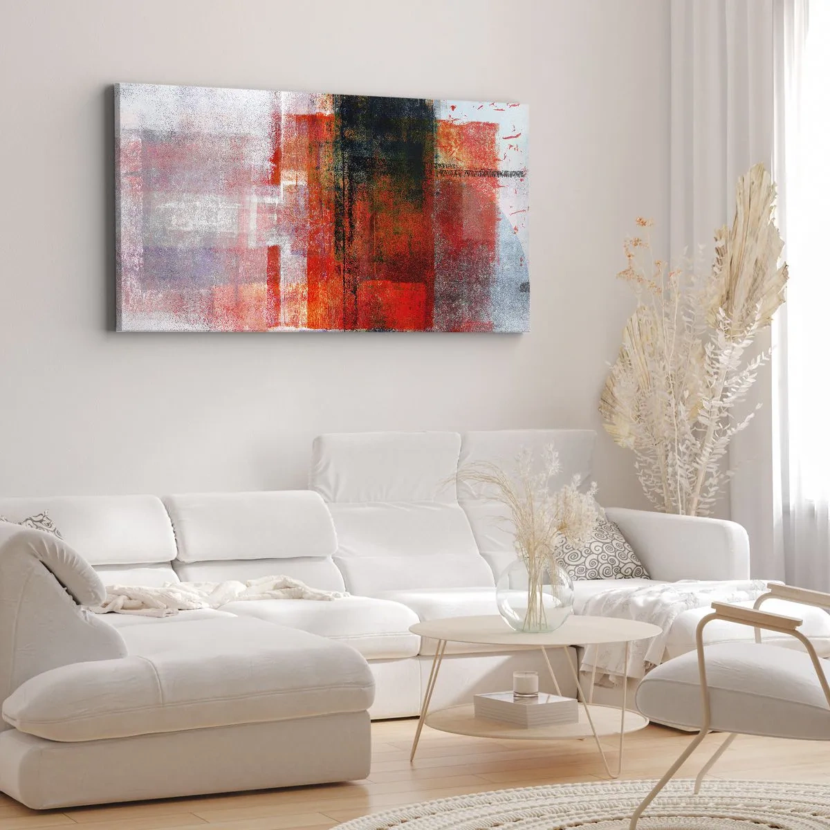 Quadro su tela - Stampe su Tela - Composizione arroventata - 100x40 cm