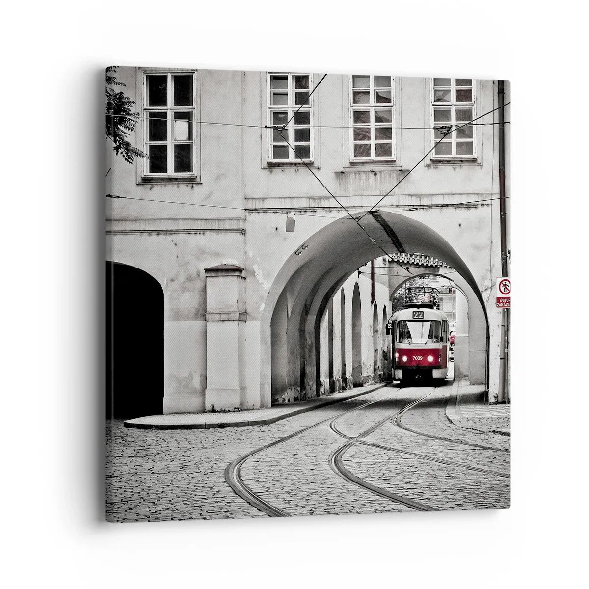 Quadro su tela - Stampe su Tela - Attraverso il labirinto cittadino - 40x40 cm