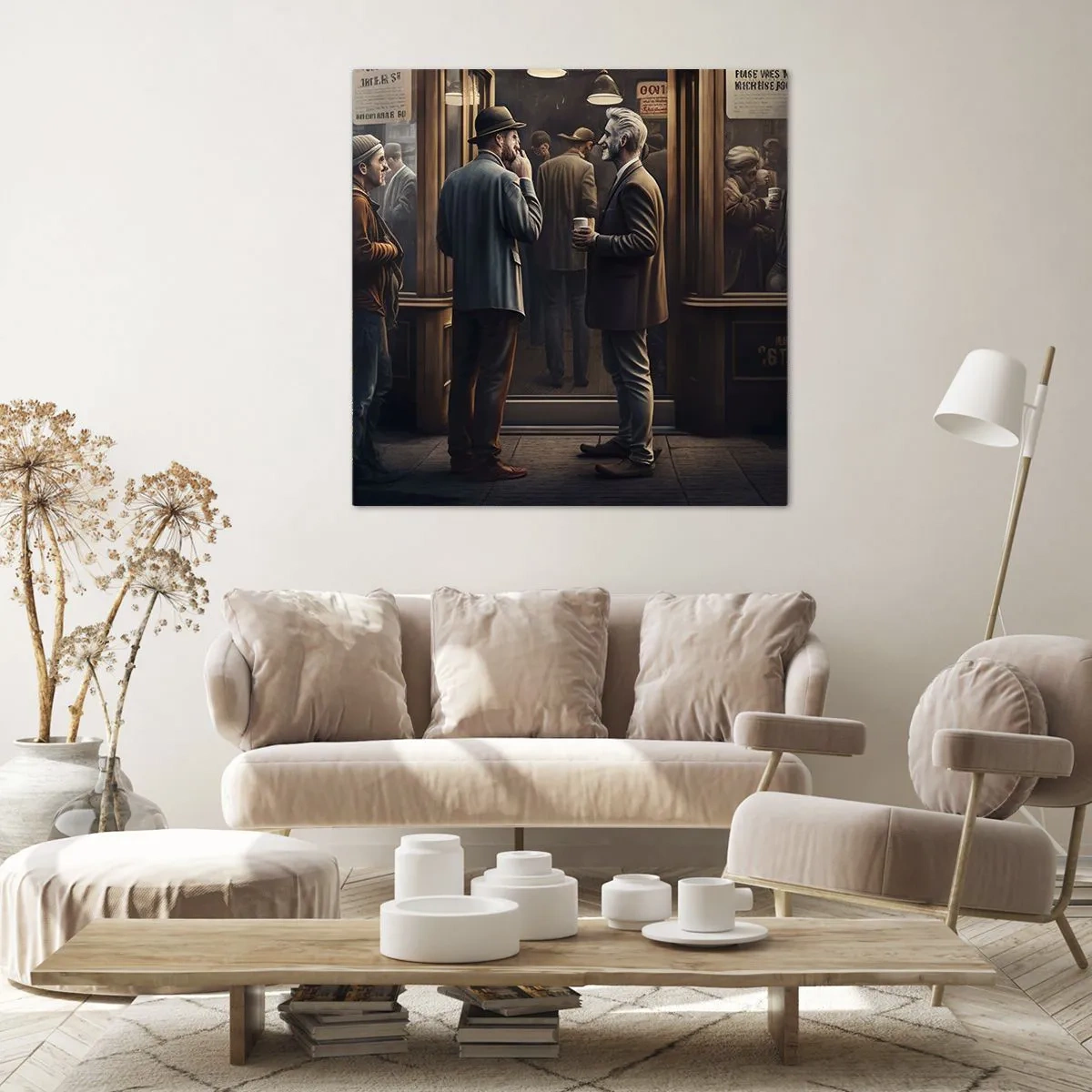 Quadro su tela - Stampe su Tela - Il buon momento della giornata - 30x30 cm