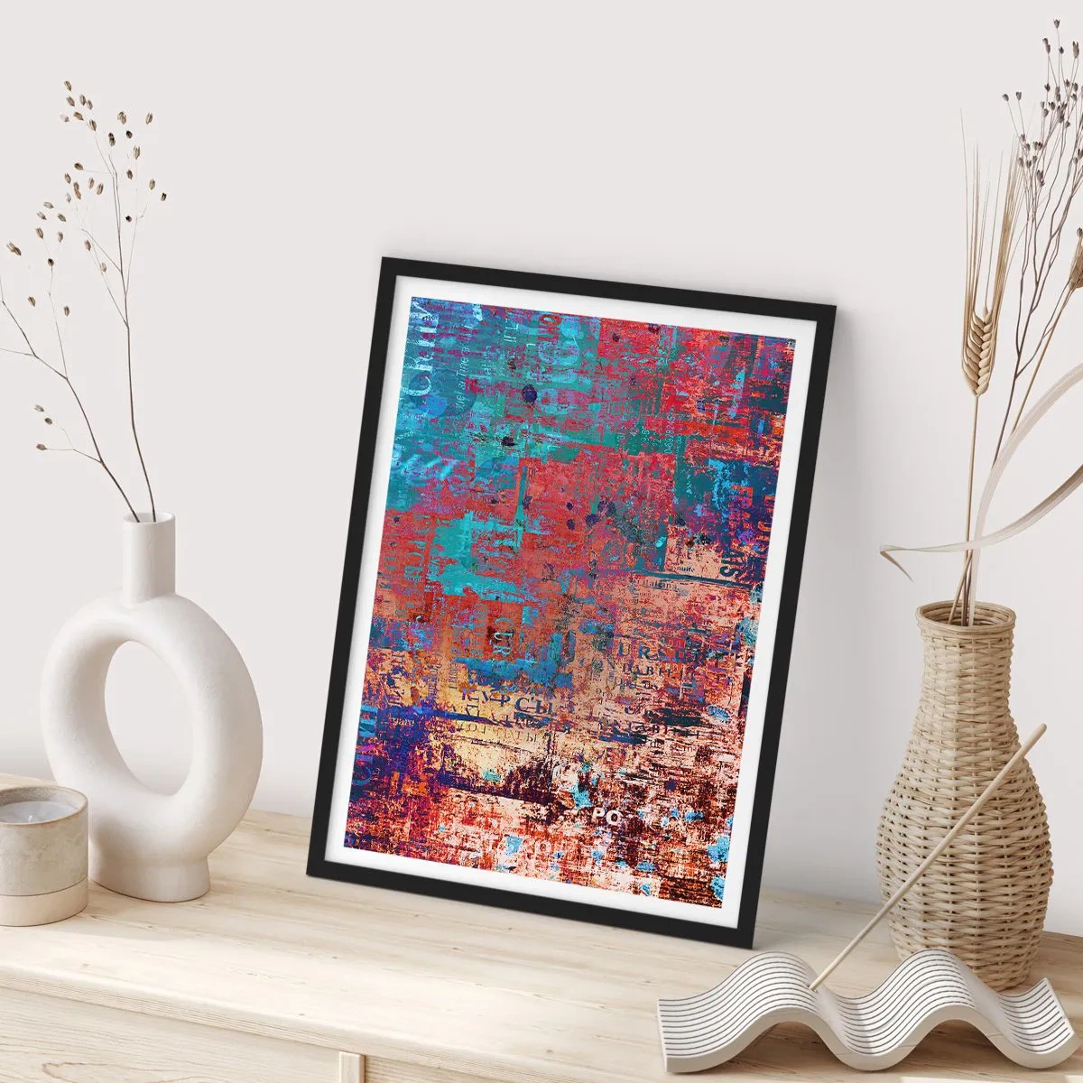 Poster in cornice nera - Memoria e dimenticanza - 40x50 cm