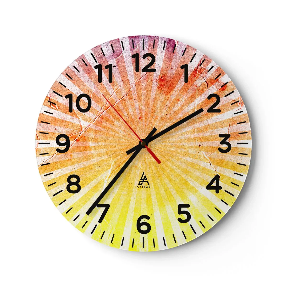 Orologio da parete - Orologio in Vetro - Albe e tramonti - 30x30 cm