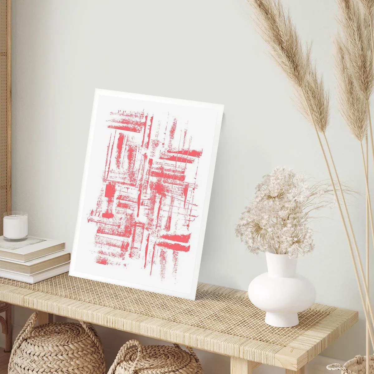Poster - Città rossa - 30x40 cm