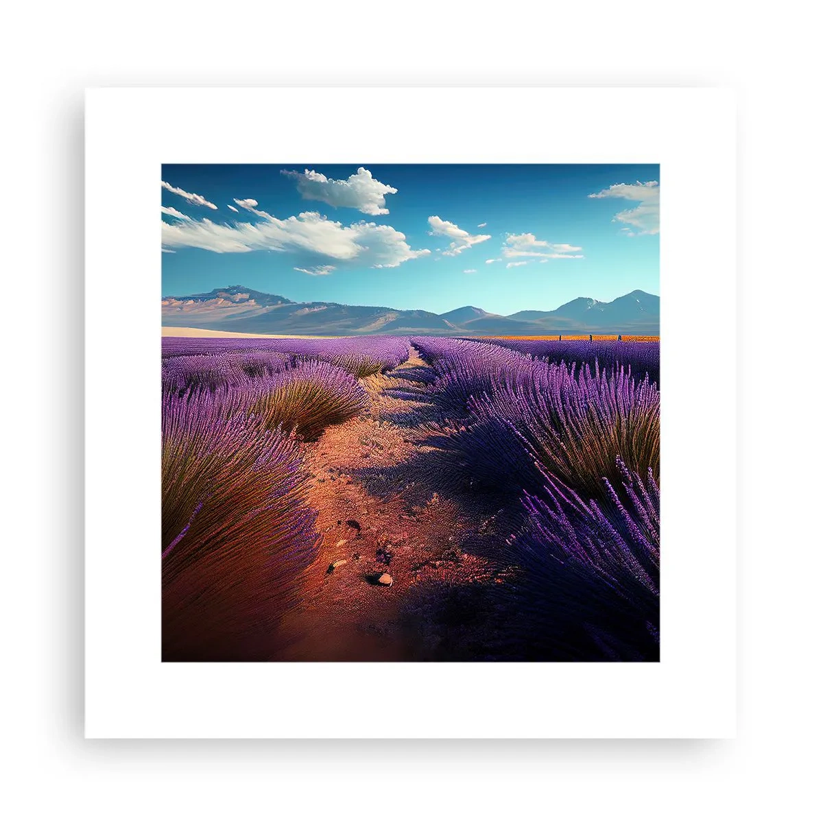 Poster - Campi profumati - 30x30 cm