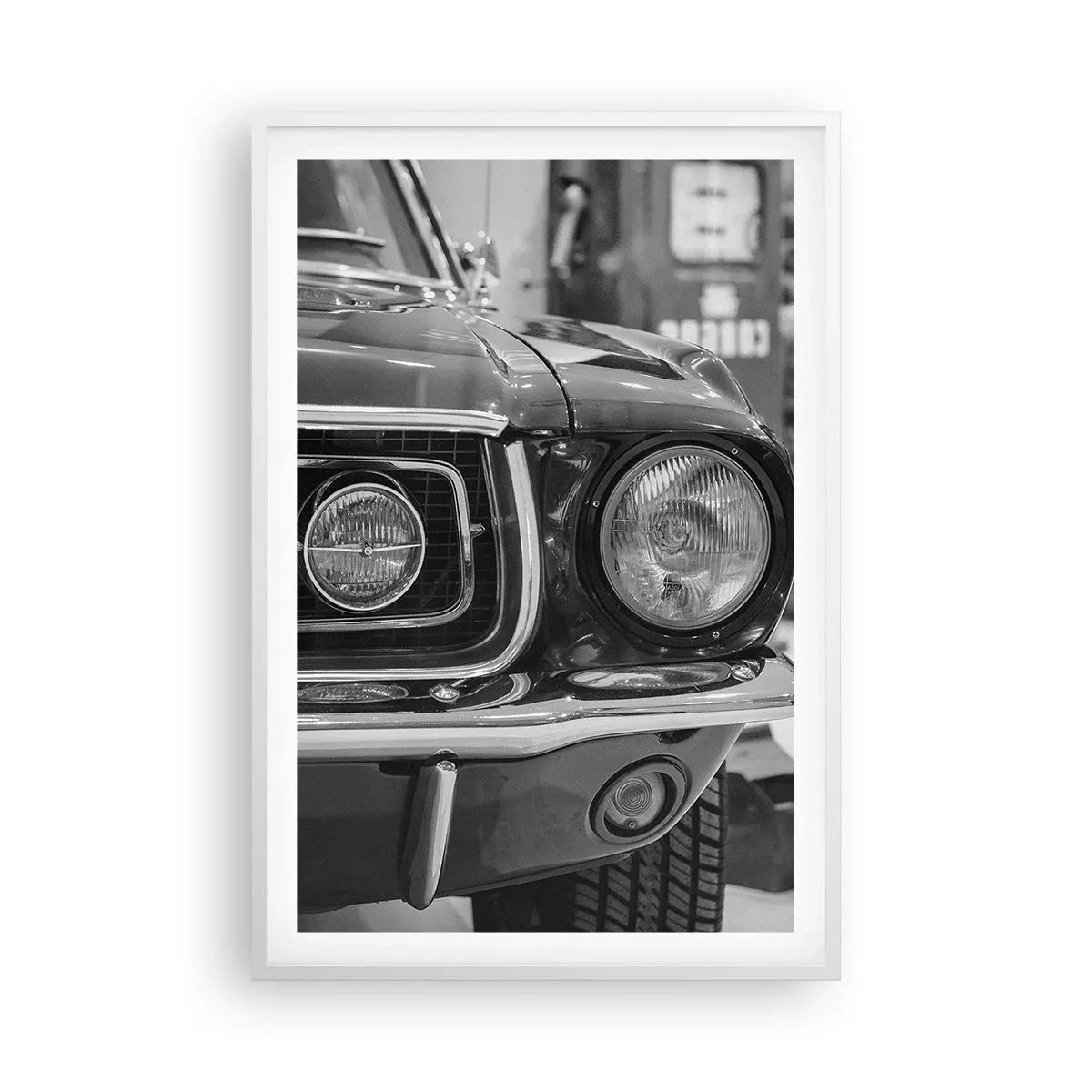 Poster in cornice bianca - A rotta di collo - 61x91 cm