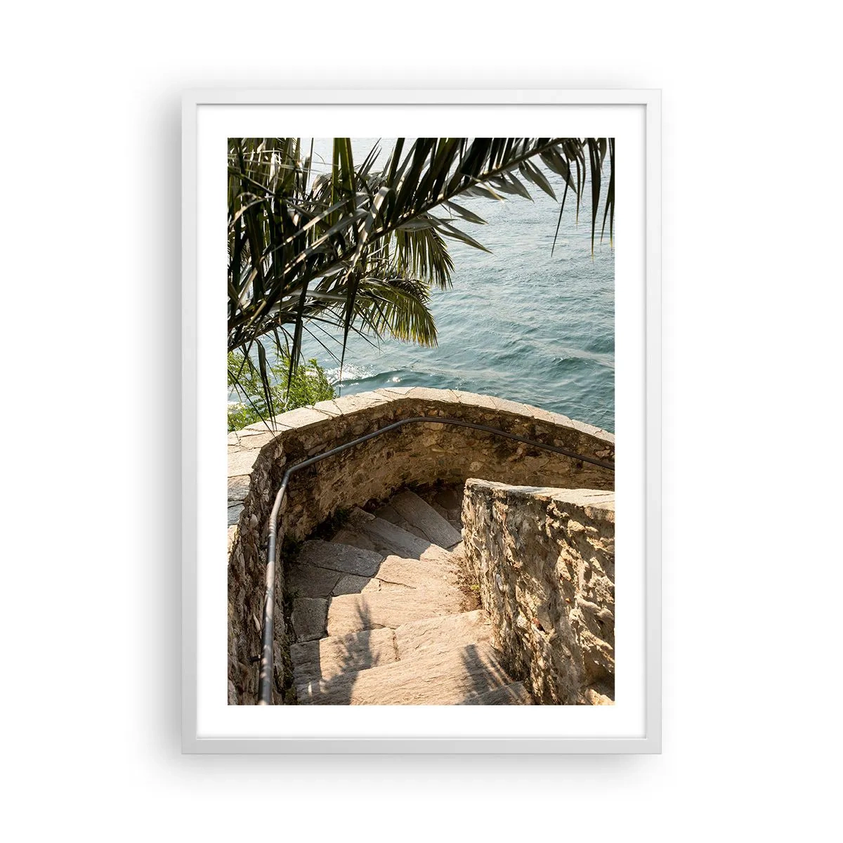 Poster in cornice bianca - Sotto il sole d'Italia - 50x70 cm