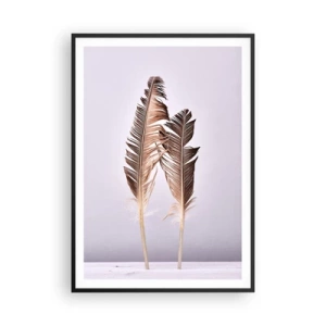 Poster in cornice nera - Contro il nulla - 70x100 cm