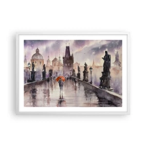 Poster in cornice bianca - Le persone non cambiano - 70x50 cm