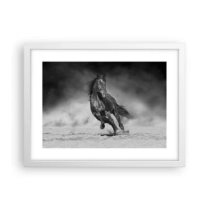 Poster in cornice bianca - Degno dell'emiro - 40x30 cm