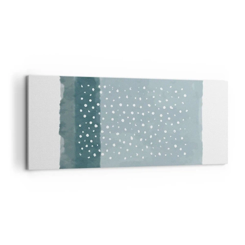 Quadro su tela - Stampe su Tela - Spuntate nel blu - 100x40 cm