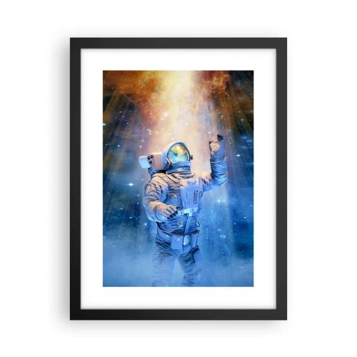 Poster in cornice nera - Finalmente alla meta - 30x40 cm
