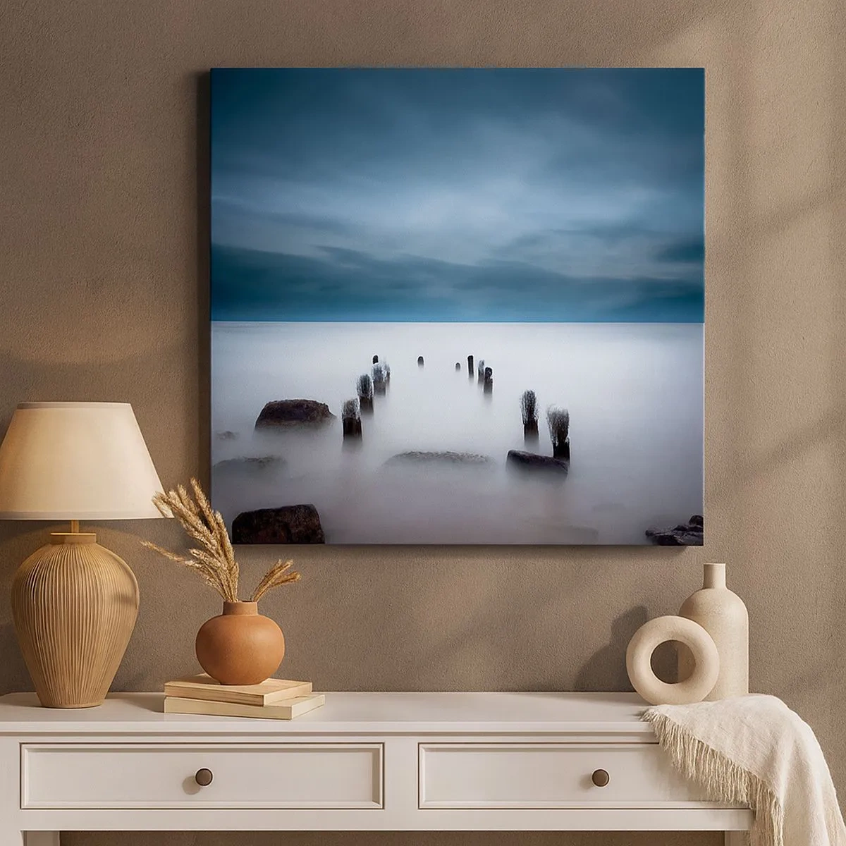 Quadro su tela - Stampe su Tela - Lago pensieroso - 30x30 cm