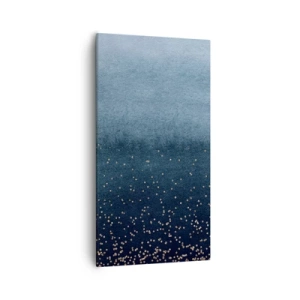 Quadro su tela - Stampe su Tela - Composizione: fasi blu - 55x100 cm