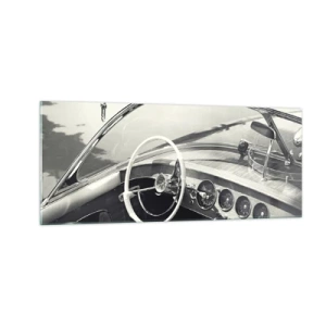 Quadro su vetro - Il ricco e il povero - 100x40 cm