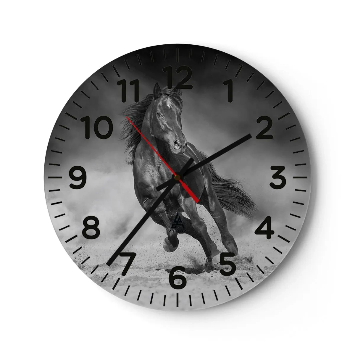 Orologio da parete - Orologio in Vetro - Degno dell'emiro - 40x40 cm