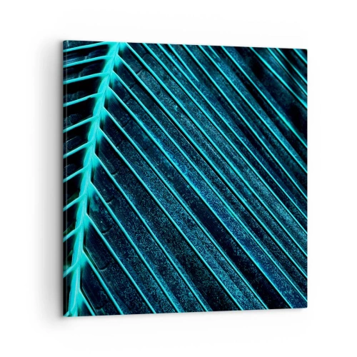 Quadro su tela - Stampe su Tela - La struttura del verde - 50x50 cm