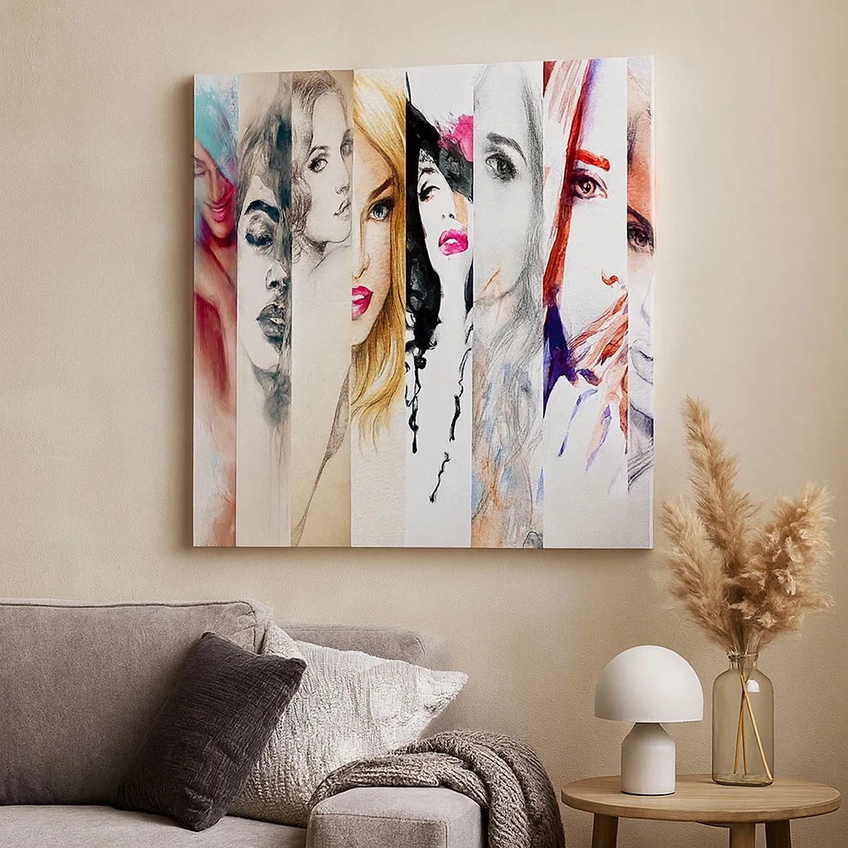 Quadro su tela - Stampe su Tela - E sei sempre tu - 30x30 cm