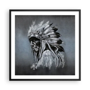 Poster in cornice nera - Ritorno alle radici - 60x60 cm