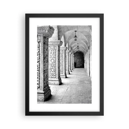 Poster in cornice nera - Dove porterà? - 30x40 cm