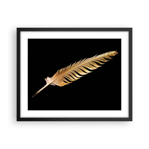 Poster in cornice nera - Non una piuma qualsiasi.... - 50x40 cm