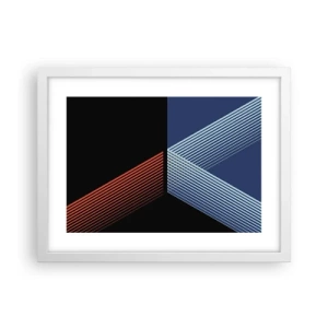 Poster in cornice bianca - Una storia semplice - 40x30 cm