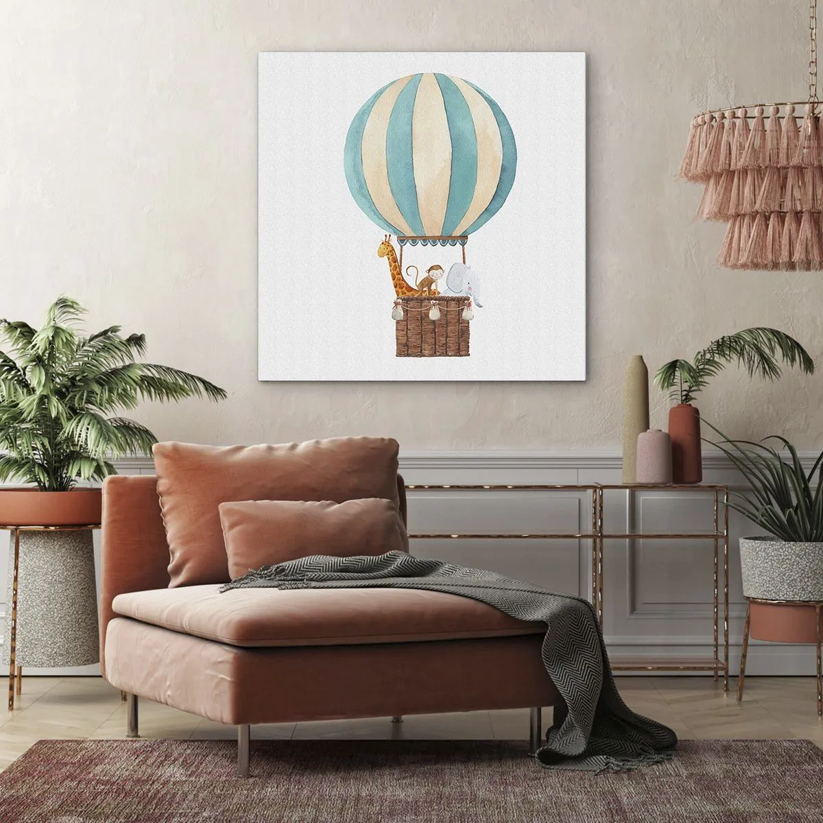 Quadro su tela - Stampe su Tela - Una gita fantastica - 70x70 cm