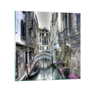 Quadro su vetro - Da secoli in silenziosa riflessione - 70x70 cm