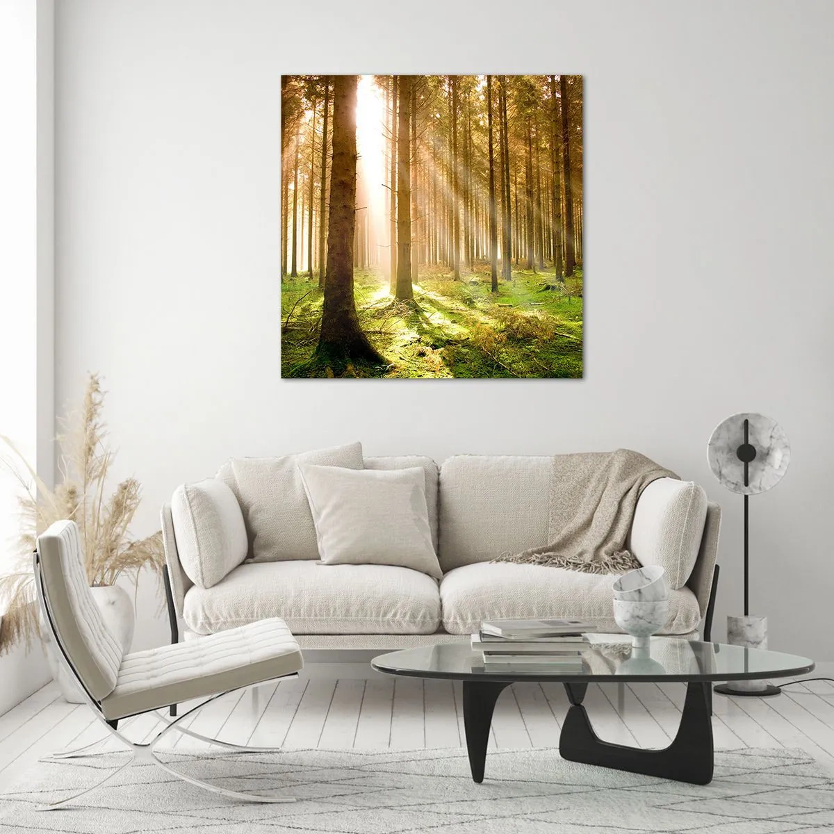 Quadro su vetro - Adesso appaiono gli elfi - 30x30 cm