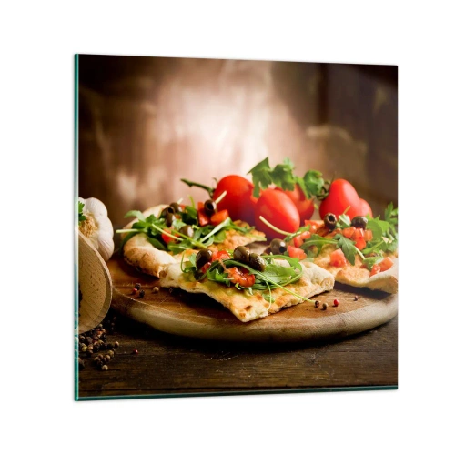 Quadro su vetro - Direttamente dal forno e dal giardino - 30x30 cm