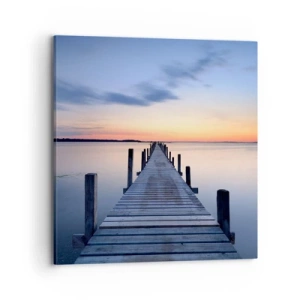 Quadro su tela - Stampe su Tela - La calma di un dolce tramonto - 70x70 cm