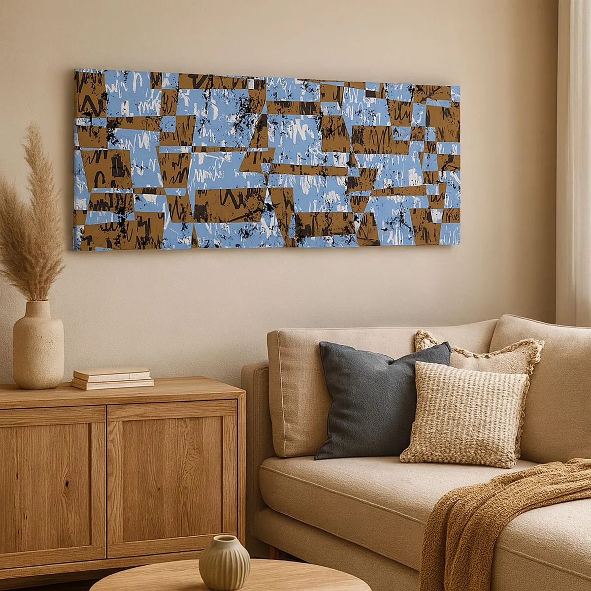 Quadro su tela - Stampe su Tela - Carta ritagliata - 100x40 cm