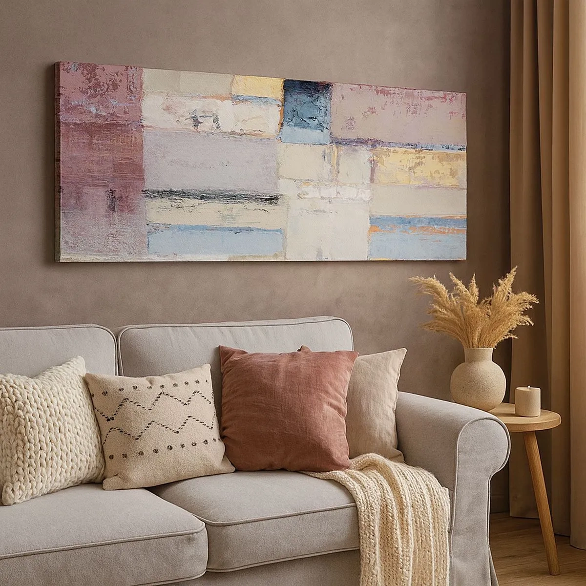 Quadro su tela - Stampe su Tela - La pace della geometria - 100x40 cm