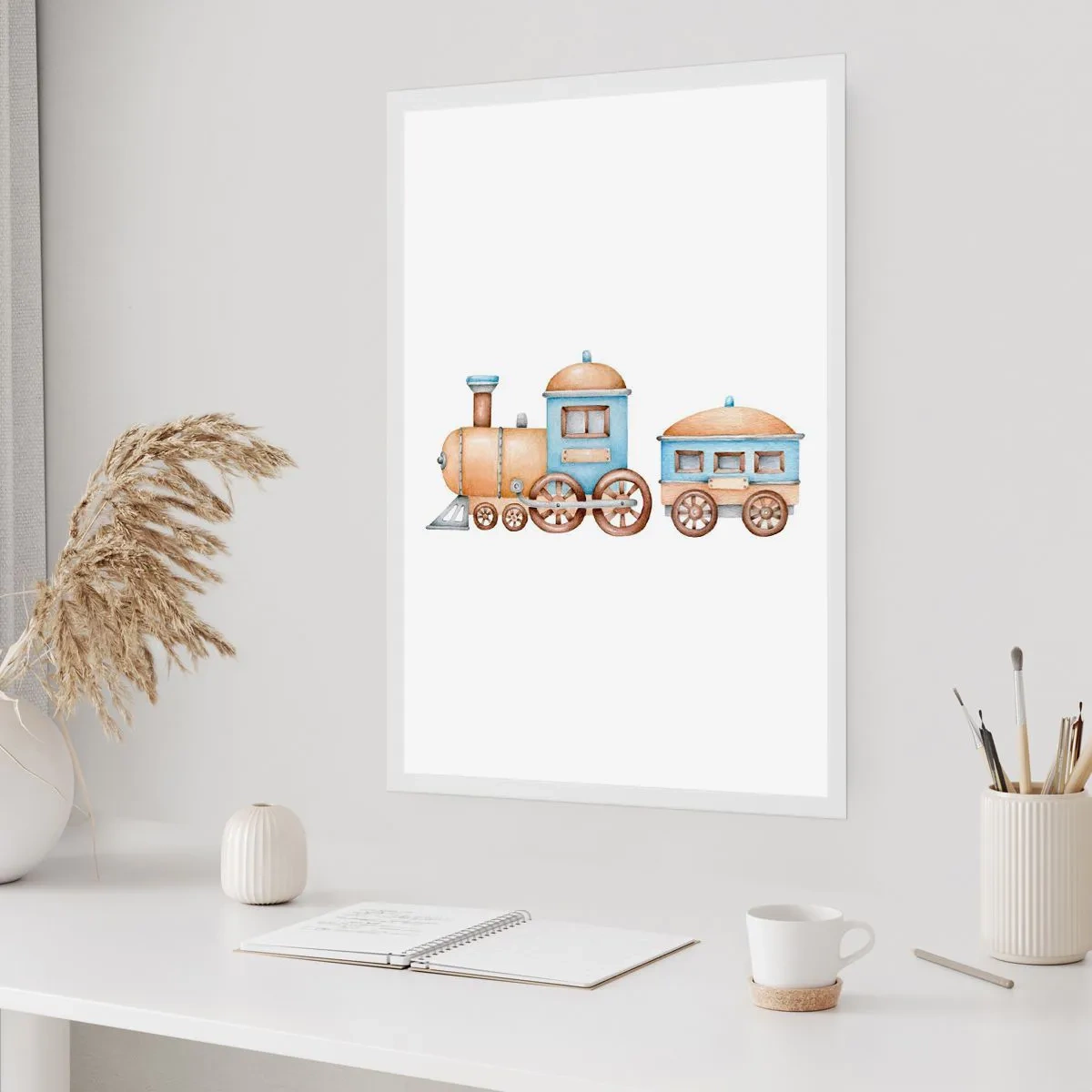 Poster - Fermo alla stazione... - 61x91 cm
