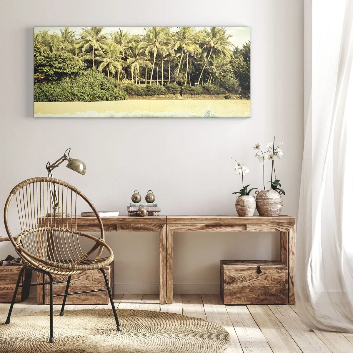 Quadro su tela - Stampe su Tela - Forse qui? - 100x40 cm