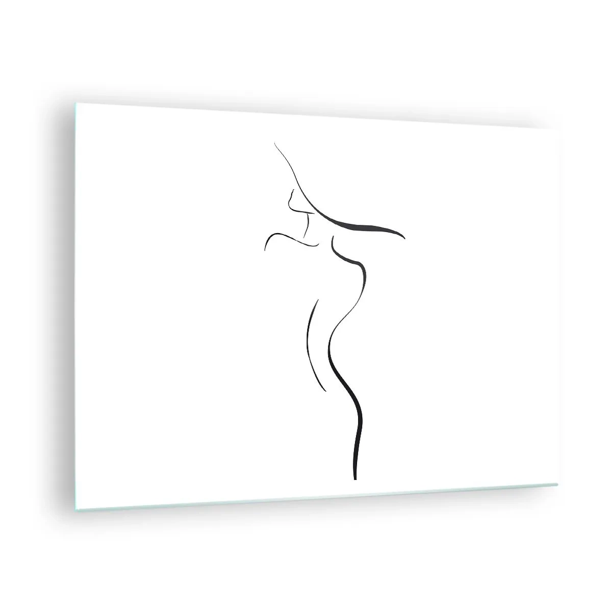 Quadro su vetro - Inafferrabile come un'onda - 70x50 cm