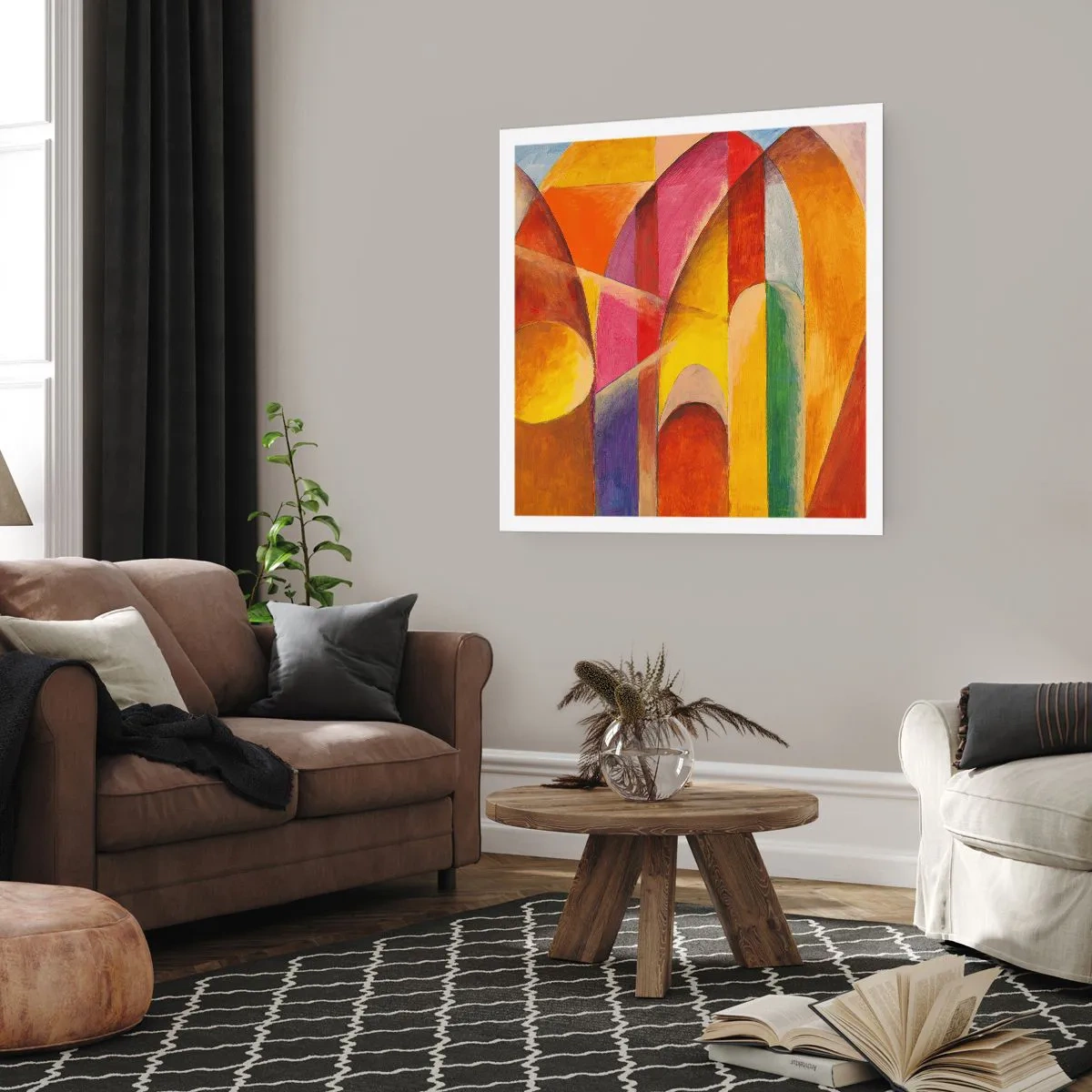 Poster - La cattedrale del sole - 50x50 cm