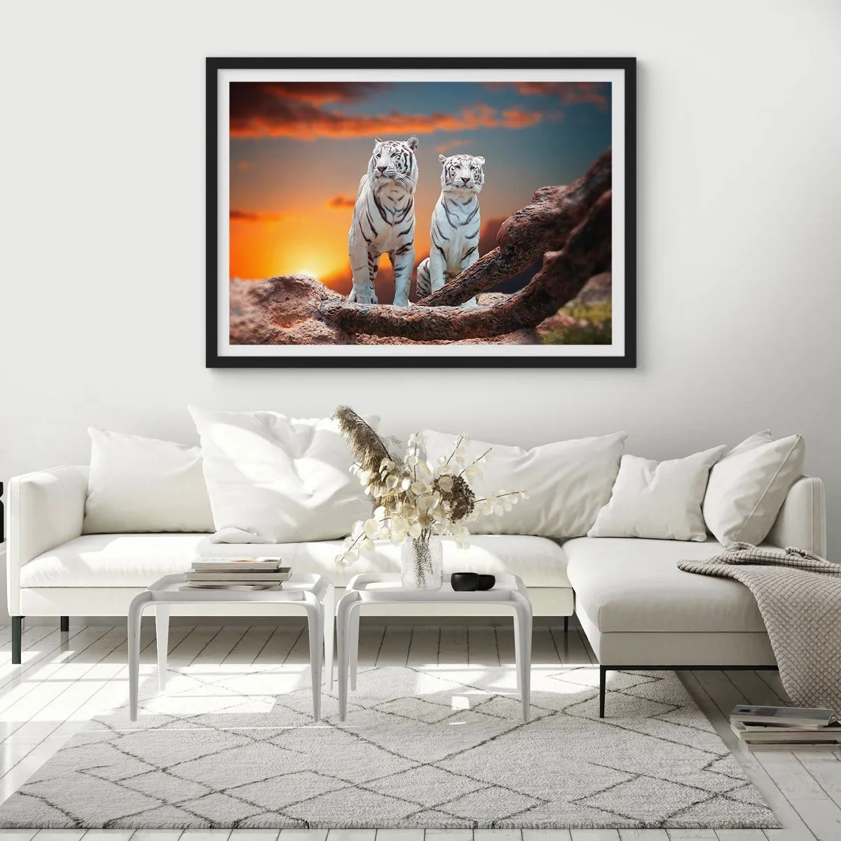 Poster in cornice nera - Proprio come a Narnia - 40x30 cm