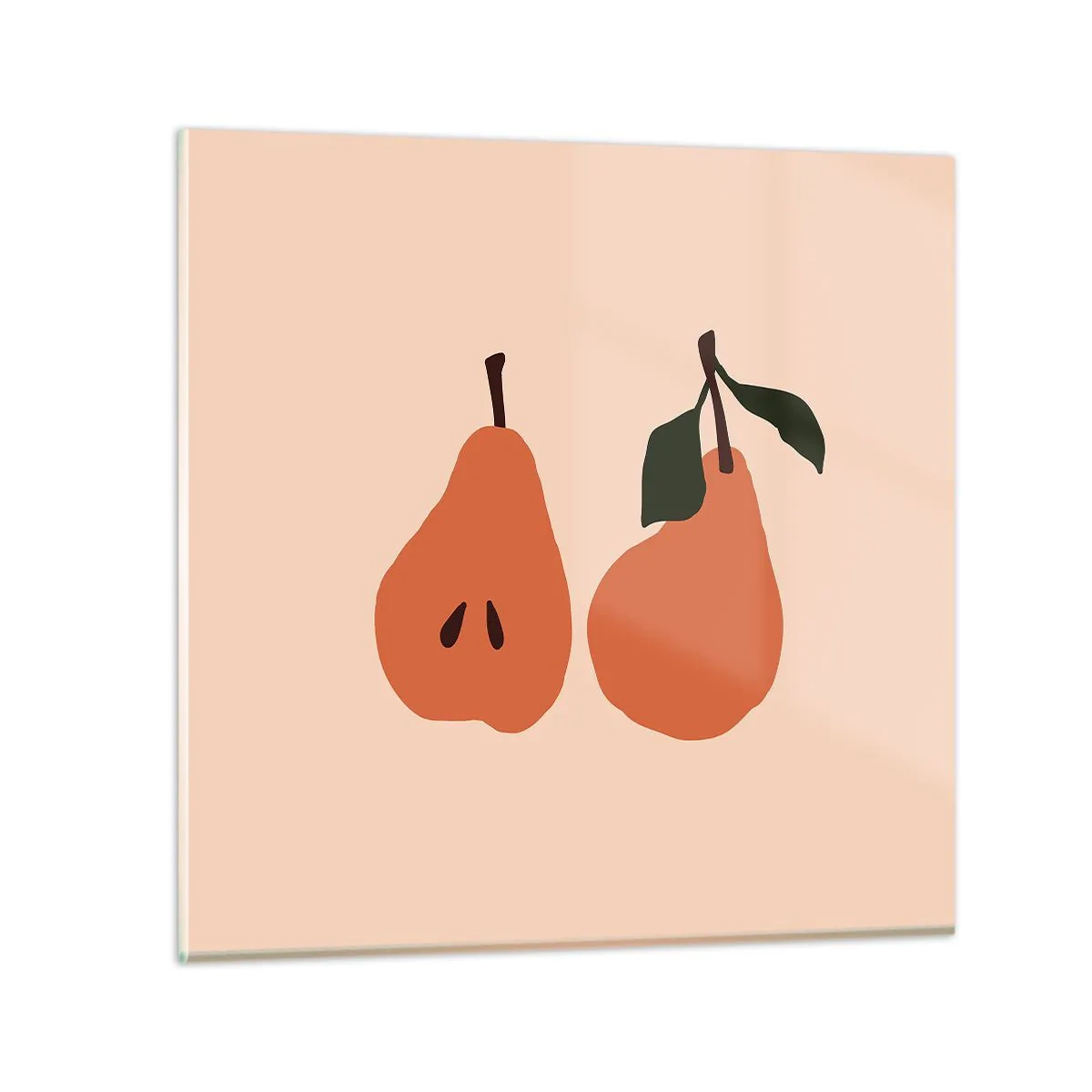 Quadro su vetro - La dolcezza stessa - 40x40 cm