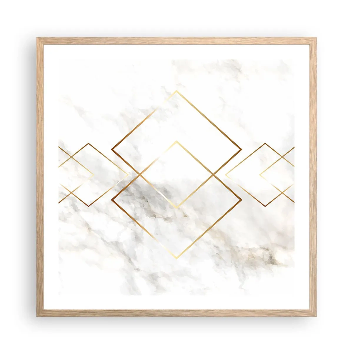 Poster in cornice rovere chiaro - Vista sull'infinito - 60x60 cm