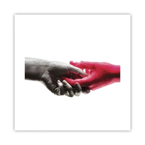 Poster - Insieme, sebbene diversi - 40x40 cm