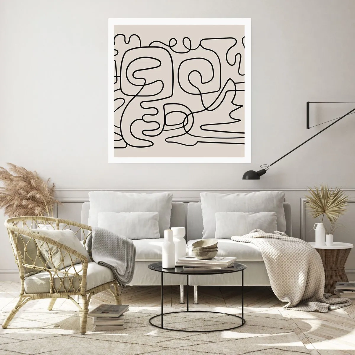 Poster - Segui il percorso - 50x50 cm